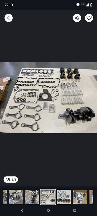 Комплект прокладок ГРМ цеп ДВС 2.0 3.0 Land Rover aj126 306DT 204DTD