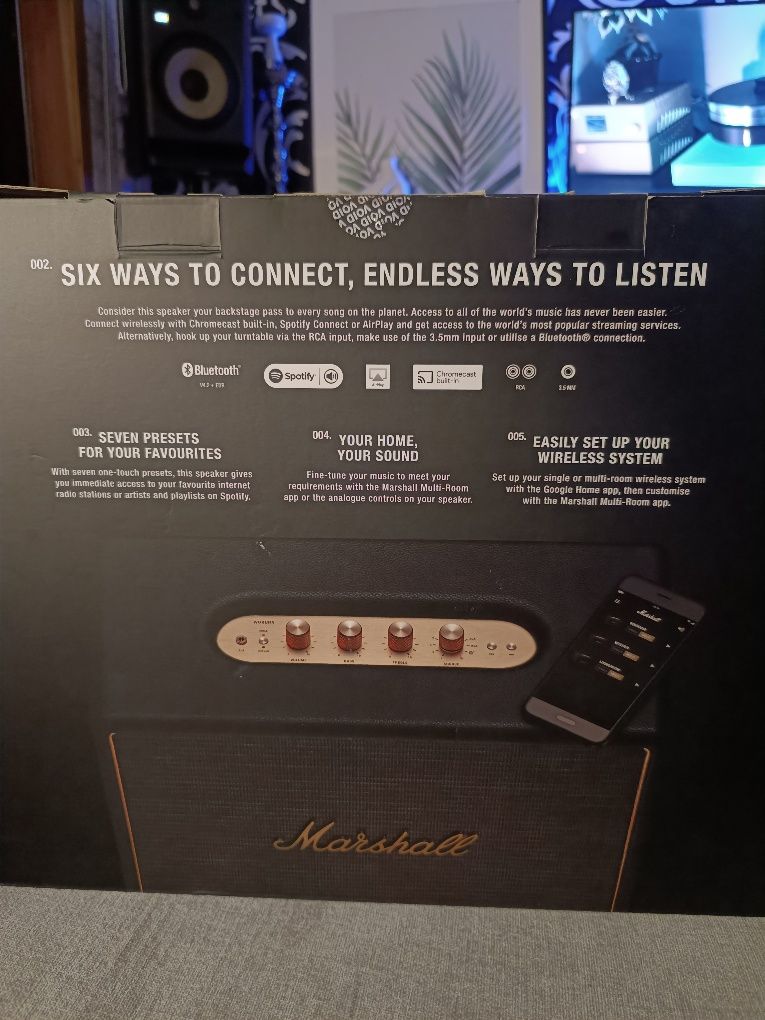Coluna (RARA) Marshal Multi-Room nova em caixa