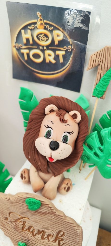 Safari figurki z masy cukrowej