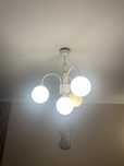 Lampy sufitowe 2 szt z czsow PRL vintage