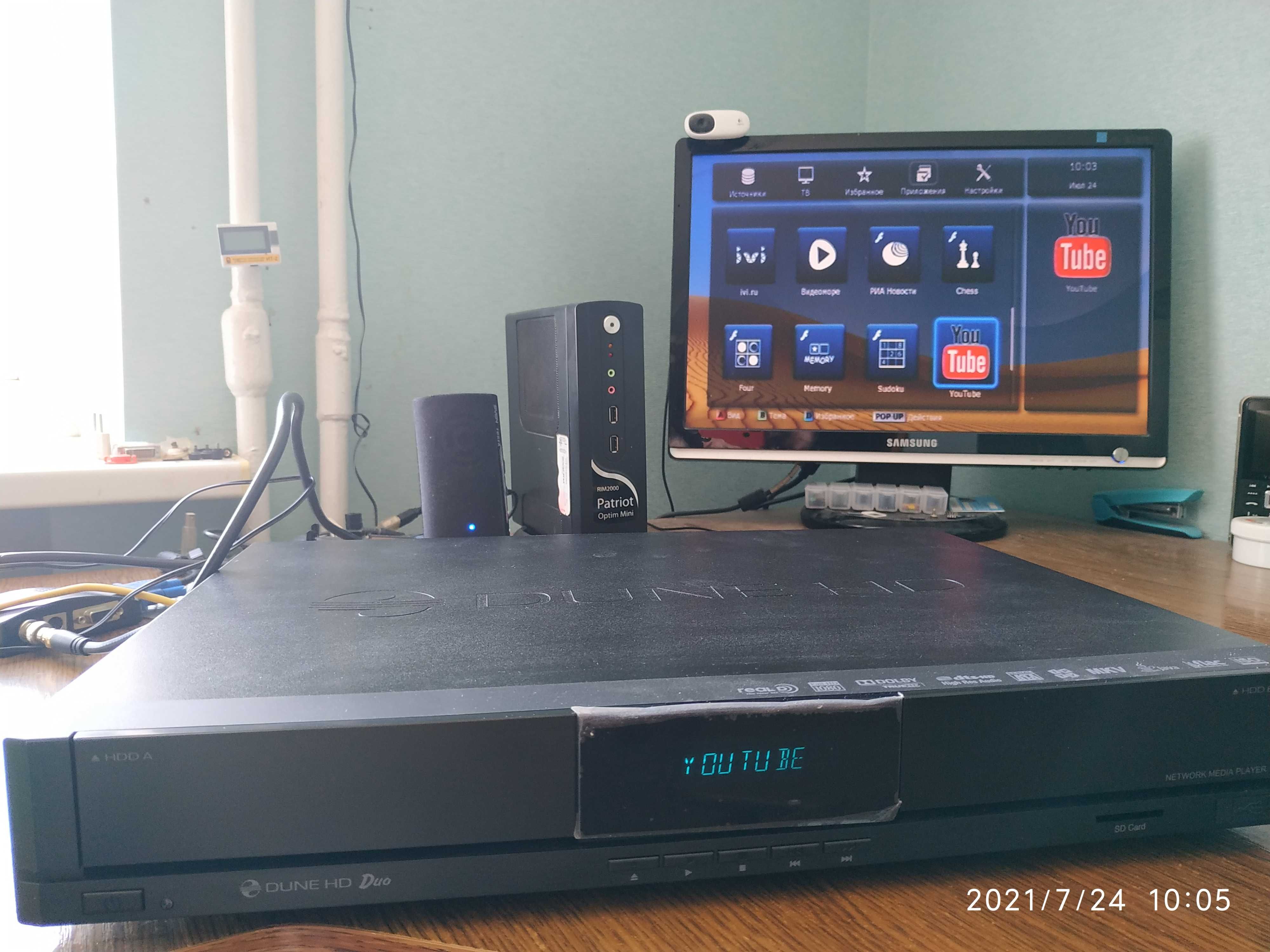Медиаплеер DUNE HD Duo [новый] +torrent MKV 1080 sd card