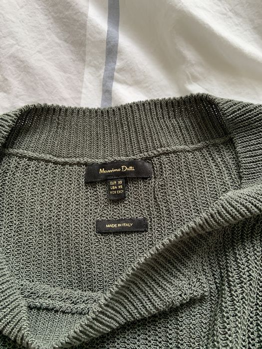 Sweter premium Massimo Dutti rozmiar XS khaki