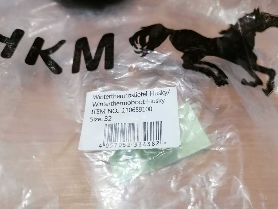 Termobuty Husky HKM rozmiar 32 do jazdy konnej