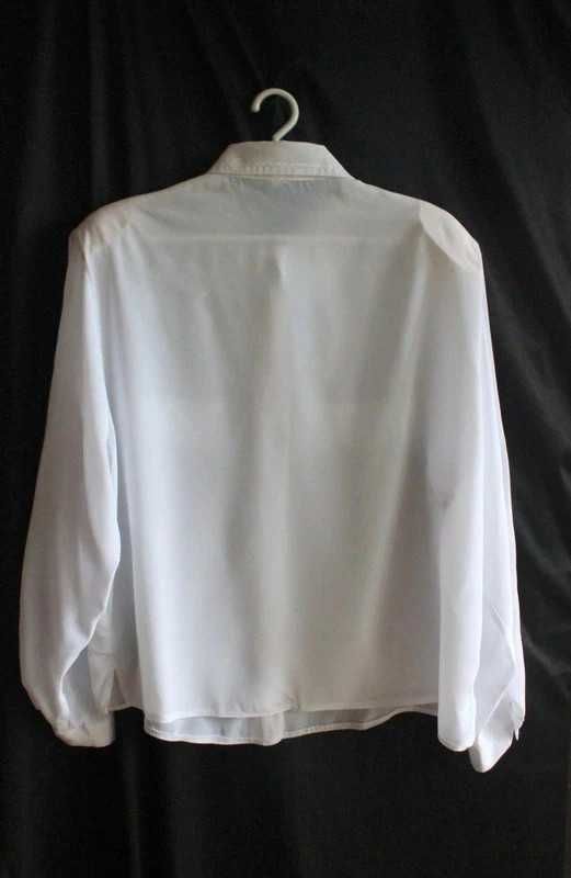 Biała koszula elegancka vintage retro plus size