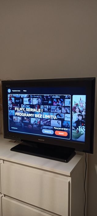 Telewizor Sony Bravia SmartTV 26 cali Netflix YouTube