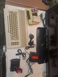 Commodore C64 zestaw zasilacz kabel joystick magnetofon