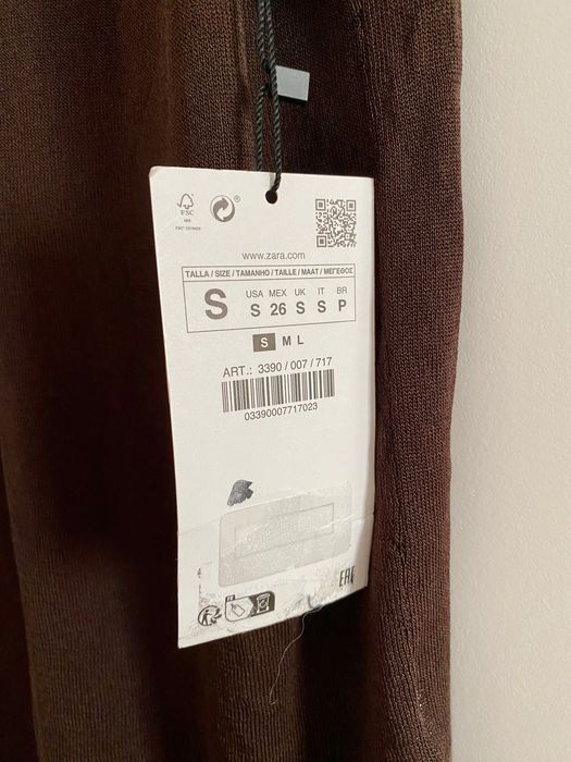 Nowy dzianinowy Top ZARA