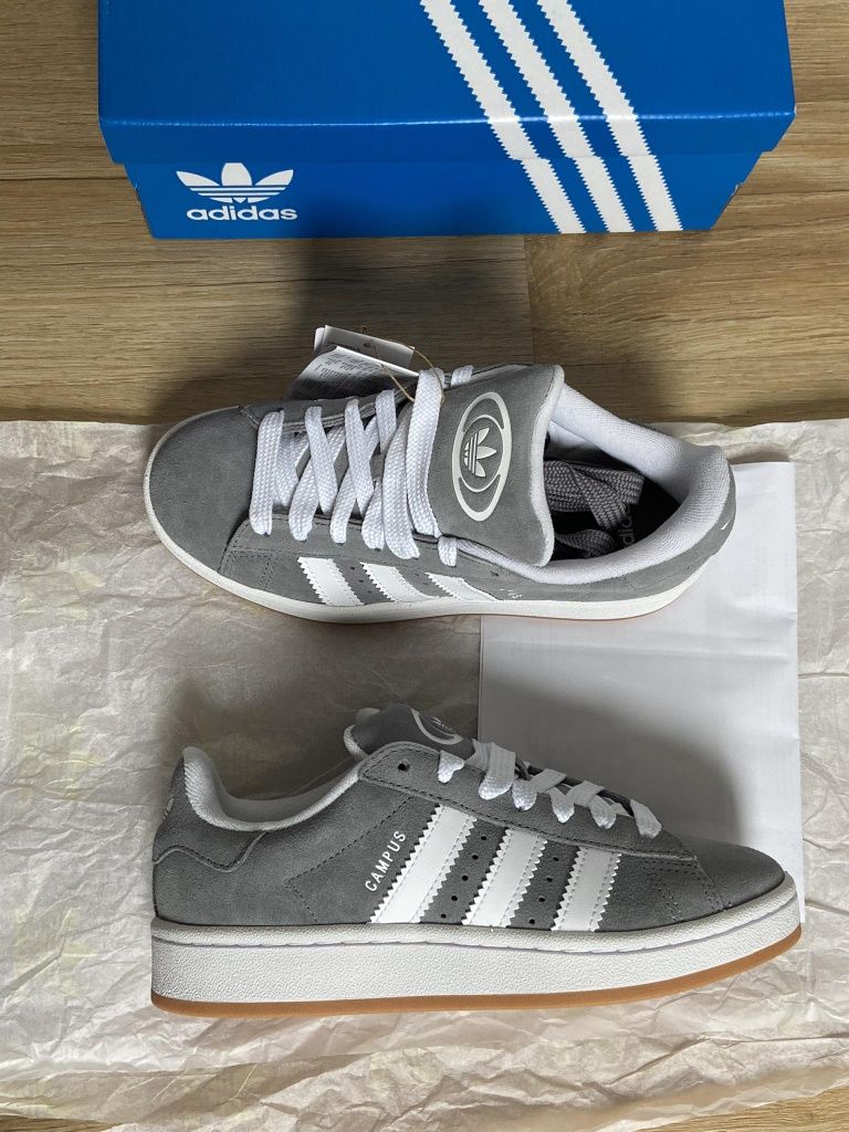 Buty damskie adidas campus 00 S Grey White szary i biały rozmiar 37.5