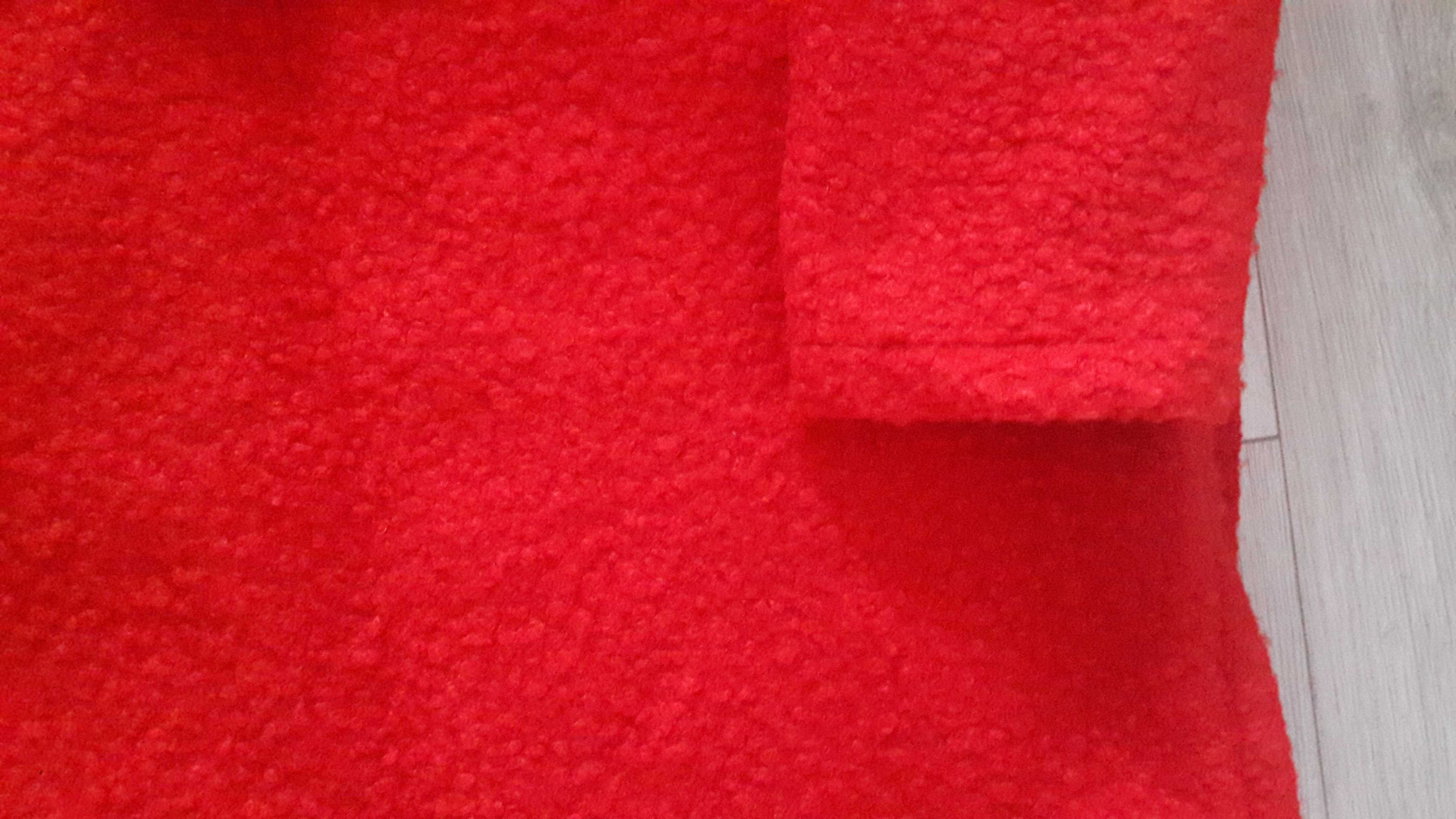 Płaszcz nowy czerwony bukle, r. L/XL