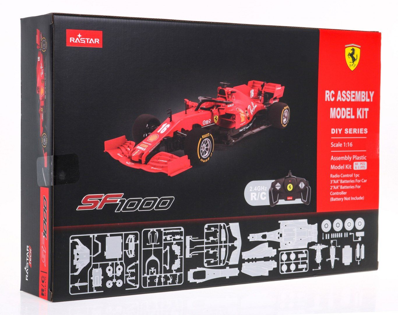 Autko Auto zdalnie sterowane  Ferrari SF1000 1:16 RASTAR