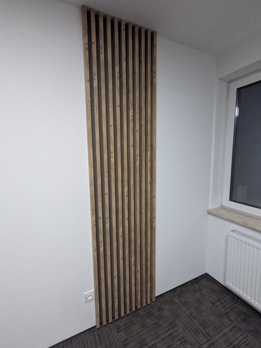 Lamele Lamelki drewniane Dąb nowe ścienne 280cm okleina MDF solidne