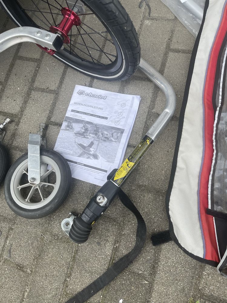 Chariot Thule cx1 przyczepka do roweru spacerów i biegania z hamulcem
