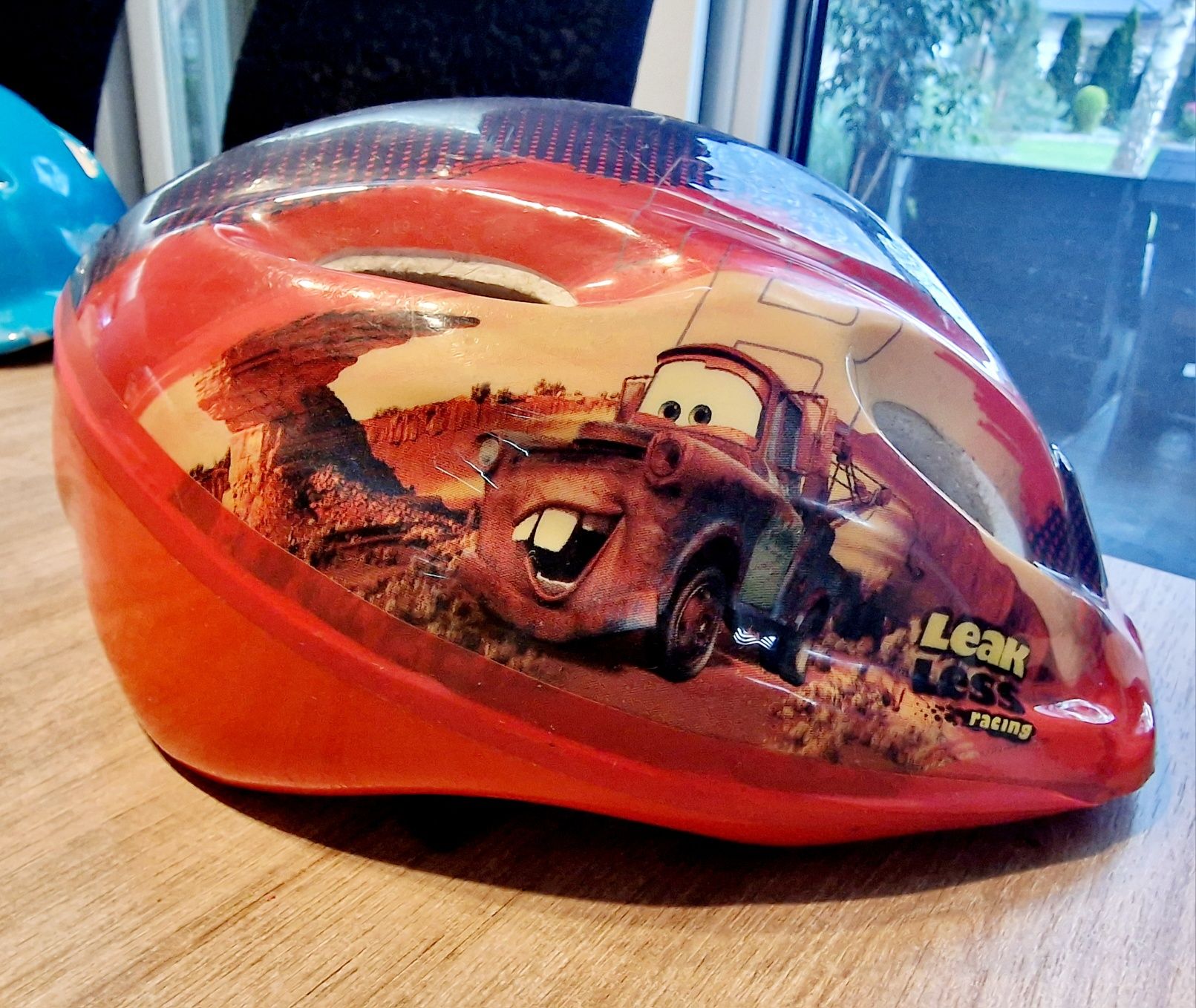 Kask rowerowy na rower rozmiar M Zygzak McQueen czerwony dziecięcy