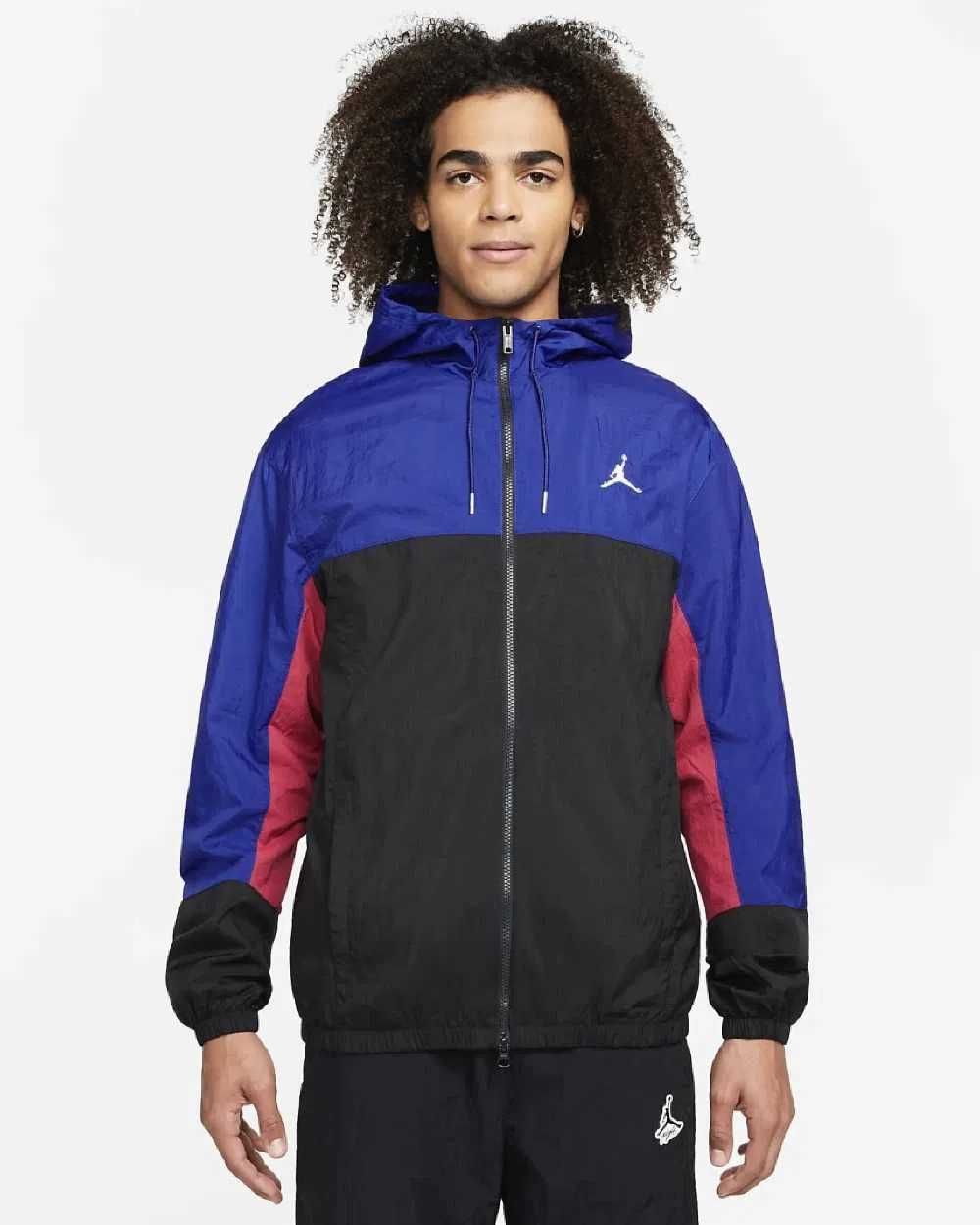 Вітрівка Air Jordan SS22 Colorblock Zipper Long Sleeves DJ0253-455