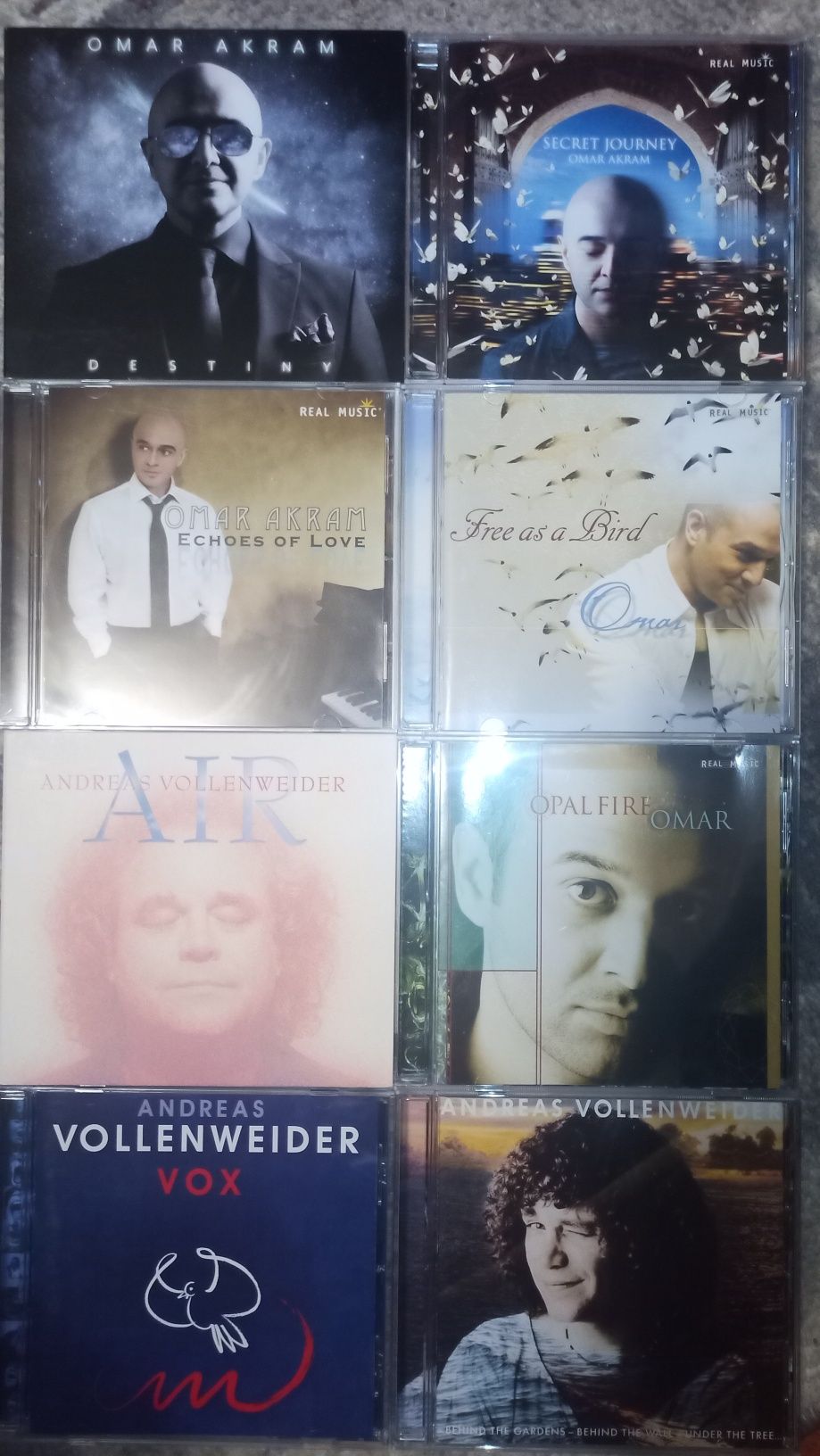 Karunesh.Jens Gad.Chris Spheeris.Omar Akram.A.Wollenweider. Та інші.
