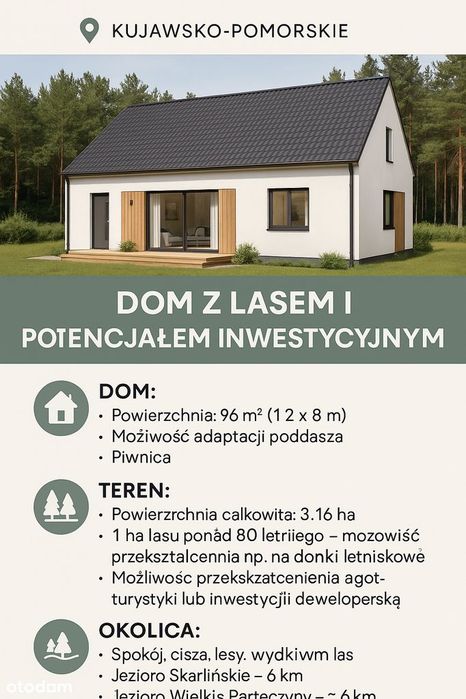 Sprzedam dom w lesie