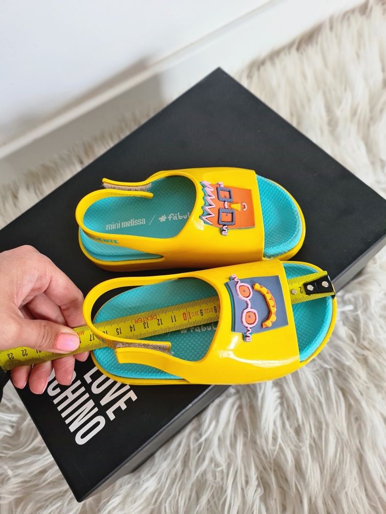 Mini Melissa Cloud Slide 25 26 16cm sandały klapki dziecięce meliski
