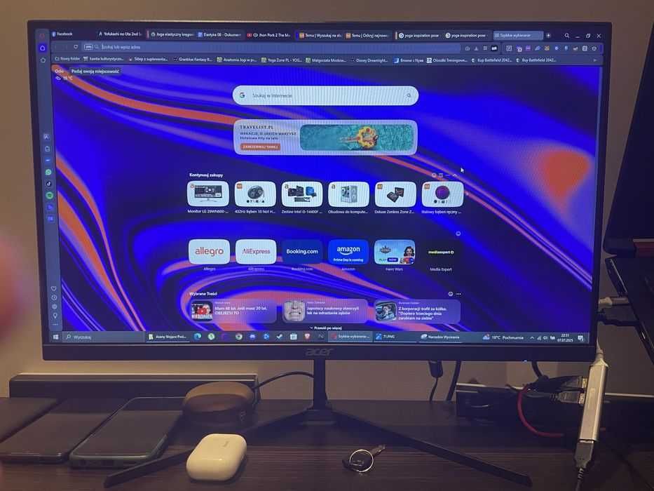 Monitor acer stan jak nowy