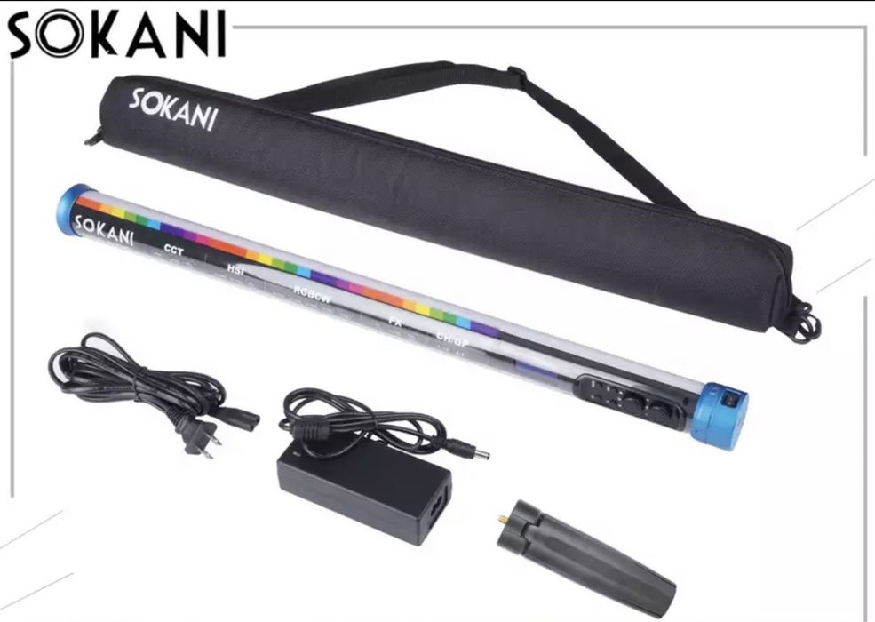 SOKANI X25 RGB Портативна світлодіодна лампа з вбудованим акумулятором