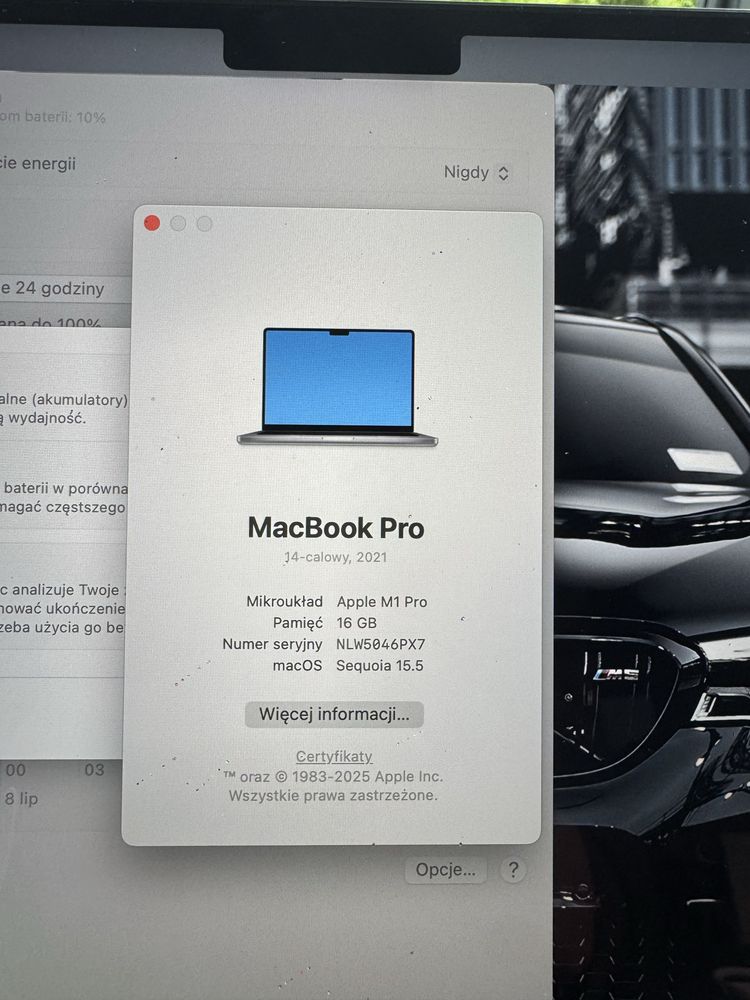 Macbook Pro M1 14 16/512gb 2021 + Magic Mause 2