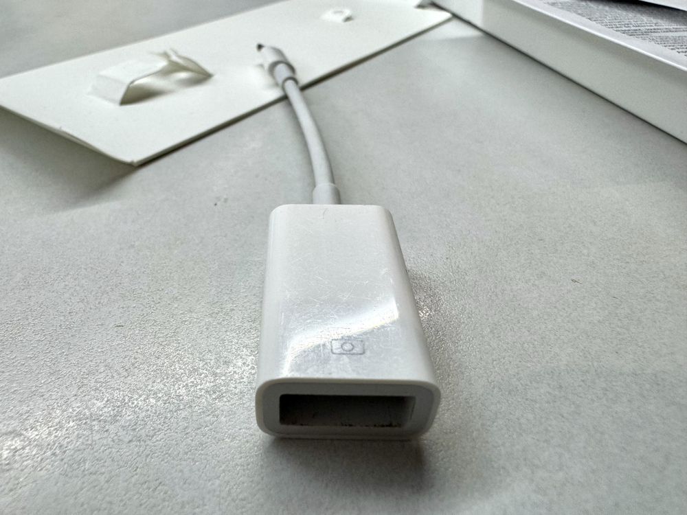 Адаптер Apple Lightning для USB Camera White Original (MD821)