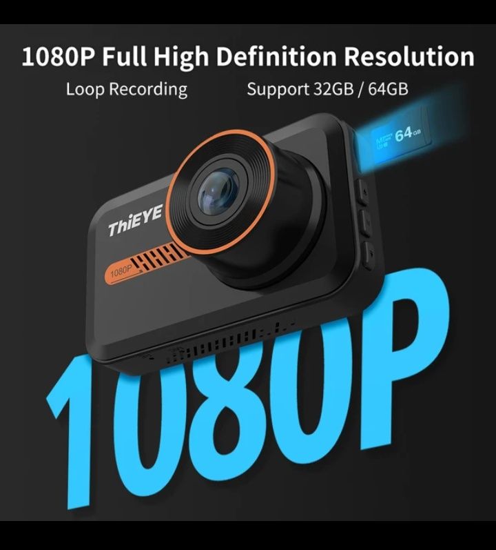 ThiEYE samochodowy rejestrator wideo 1080P HD