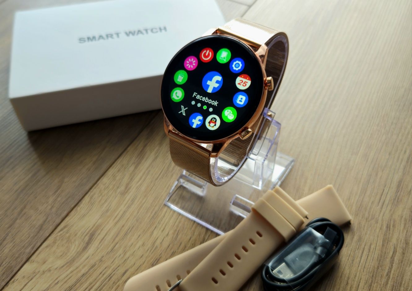 Stylowy Smartwatch- Funkcjonalny Zegarek