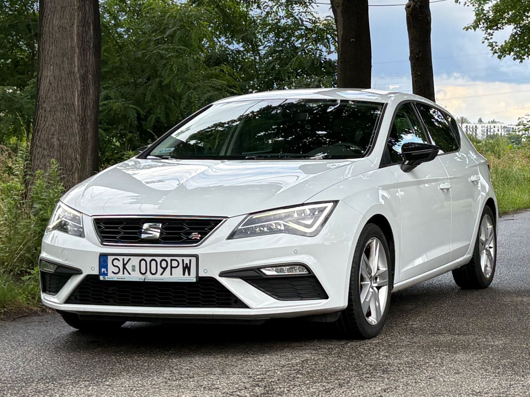 Seat Leon Full LED, Beats Audio, CarPlay, FR, DSG, Biała Perła