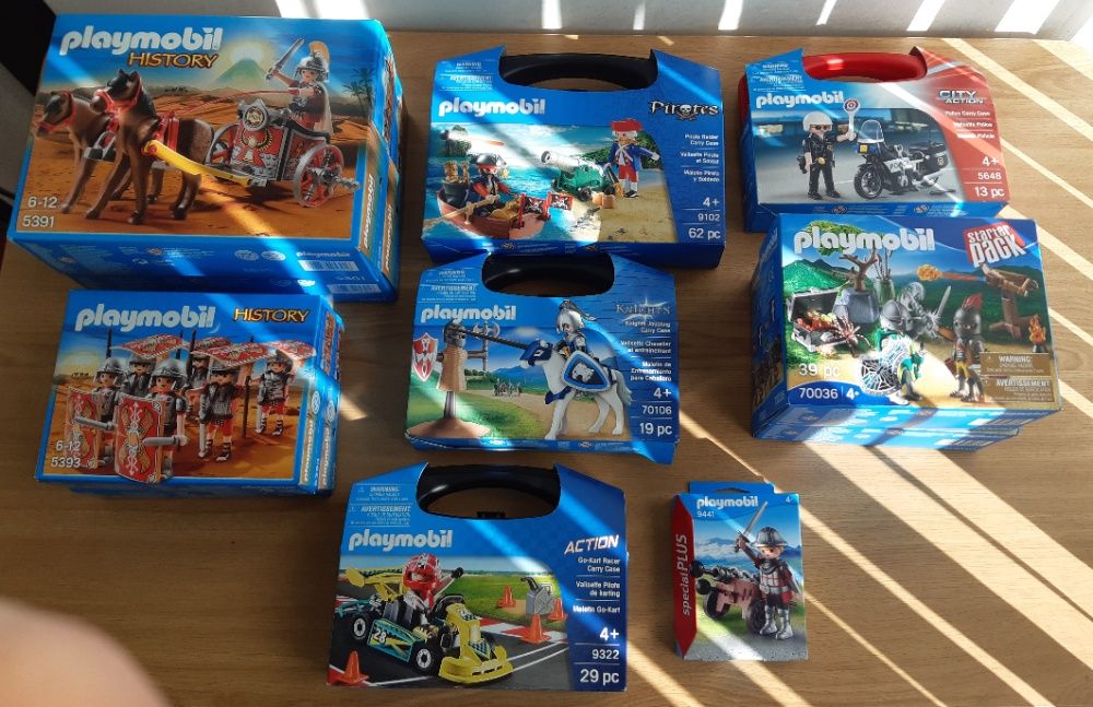 Playmobil Knights 70106, History 5391 e 5393 Legião, Action etc.