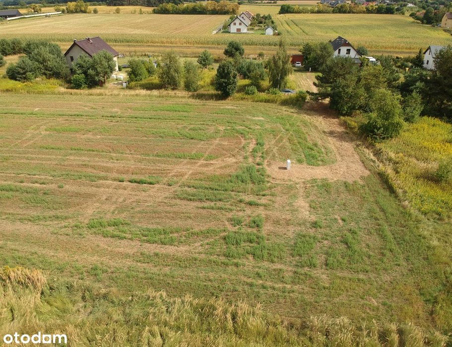 Dz. budowlana Brzezia Łąka; 1035m2 Pozwolenie na budowę;