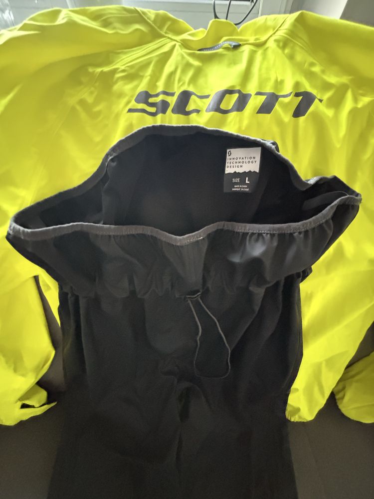 Kurtka i spodnie przeciwdeszczowe  SCOTT ERGONOMIC PRO DP RAIN ŻÓŁTA
