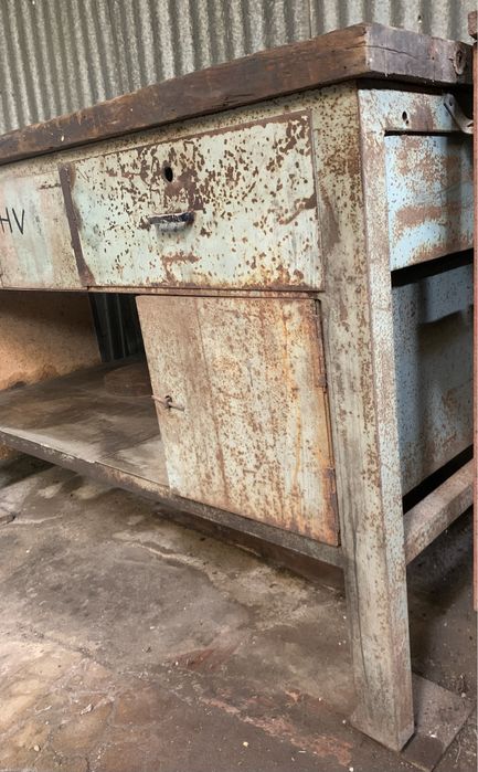 Bancada industrial vintage