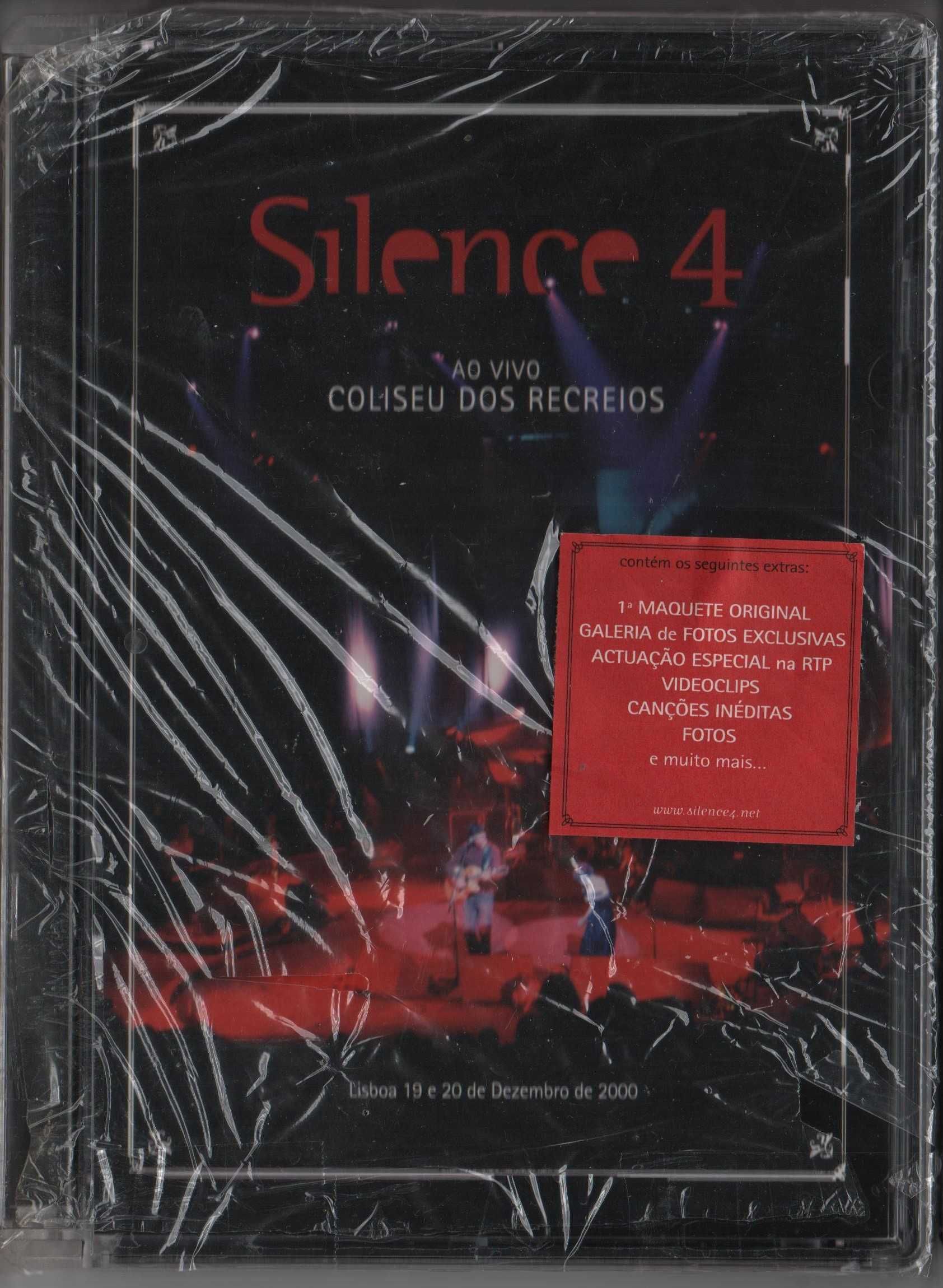 Dvd Silence 4 Ao Vivo No Coliseu dos Recreios - musical -selado-extras