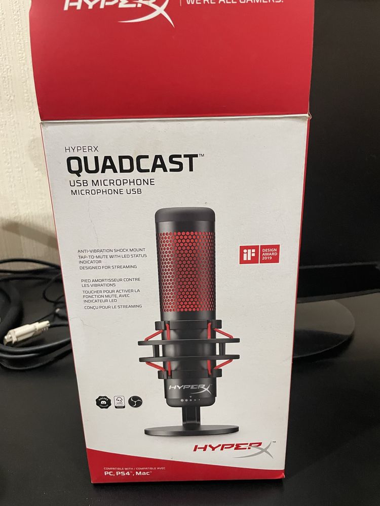 Микрофон Hyper X QUADCAST