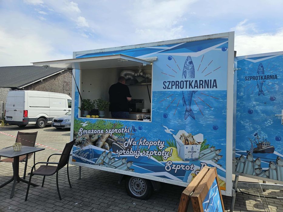 Szprotkarnia Budka gastronomiczna smazalnia