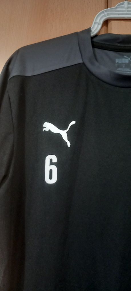 czarna koszulka puma L
