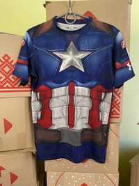 Чоловіча компресійна футболка under armour captain america marvel