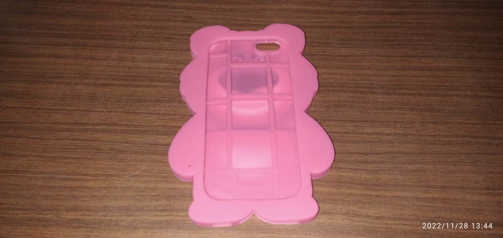 Etui case 3D - IPhone 6 / IPhone 6S - różowy miś