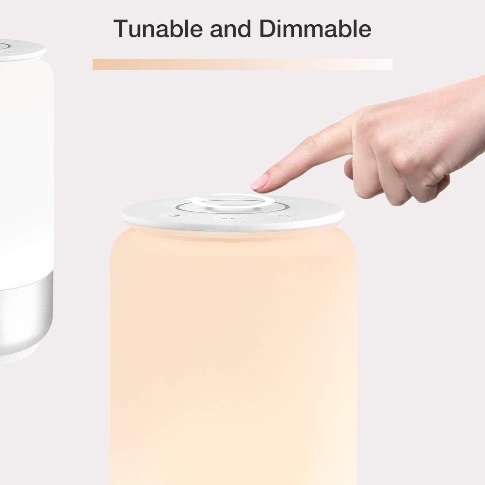 Inteligentna Lampa Nocna Stołowa LED RGB Ściemnialna WiFi Aplikacja