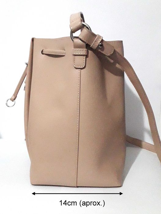 Mala / saco cor nude da Zara (usada)