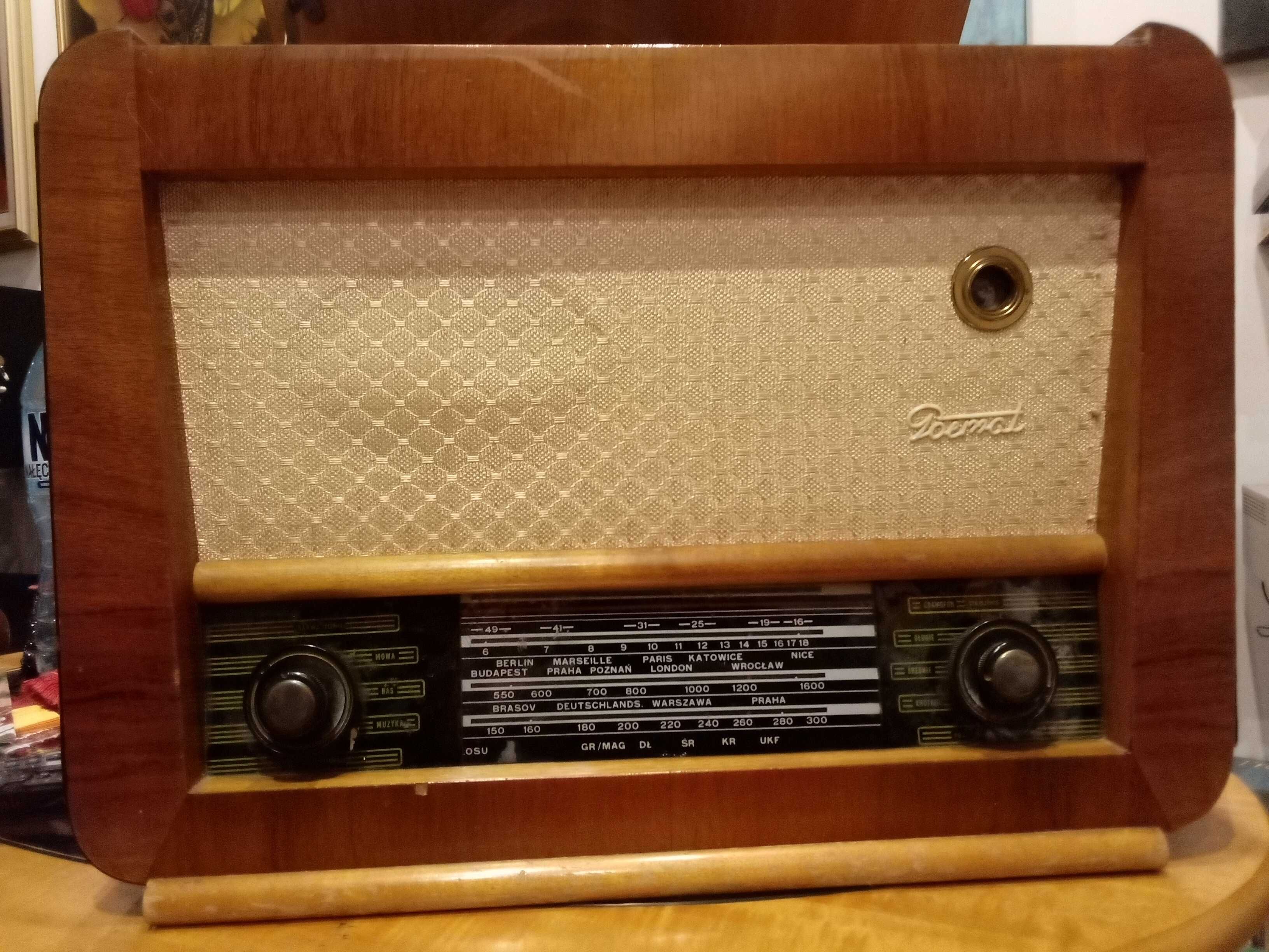 radiola POEMAT radio z adapterem
