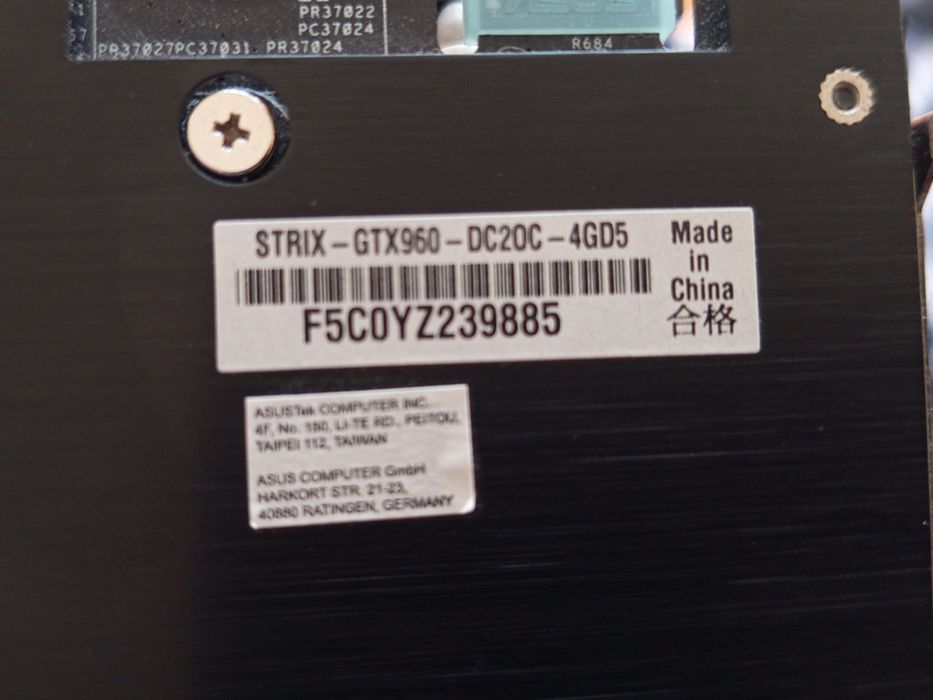 Placa Gráfica ASUS GTX 960