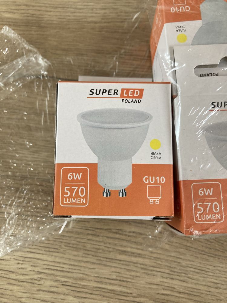 Nowe 9 żarówek halogenowych 6w 570 lumen barwa ciepła gu10