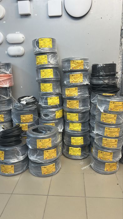 Кабель ВВГнг-П 3х2,5 GAL-KAT галкат, в наявності! ВВГнг-LS-П 3х1,5