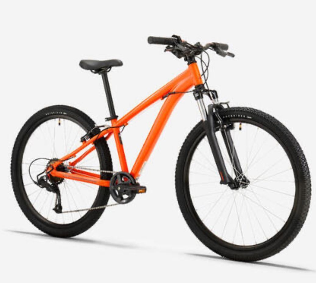 Bicicleta BTT EXPL 500 26" 9-12 Anos cinza