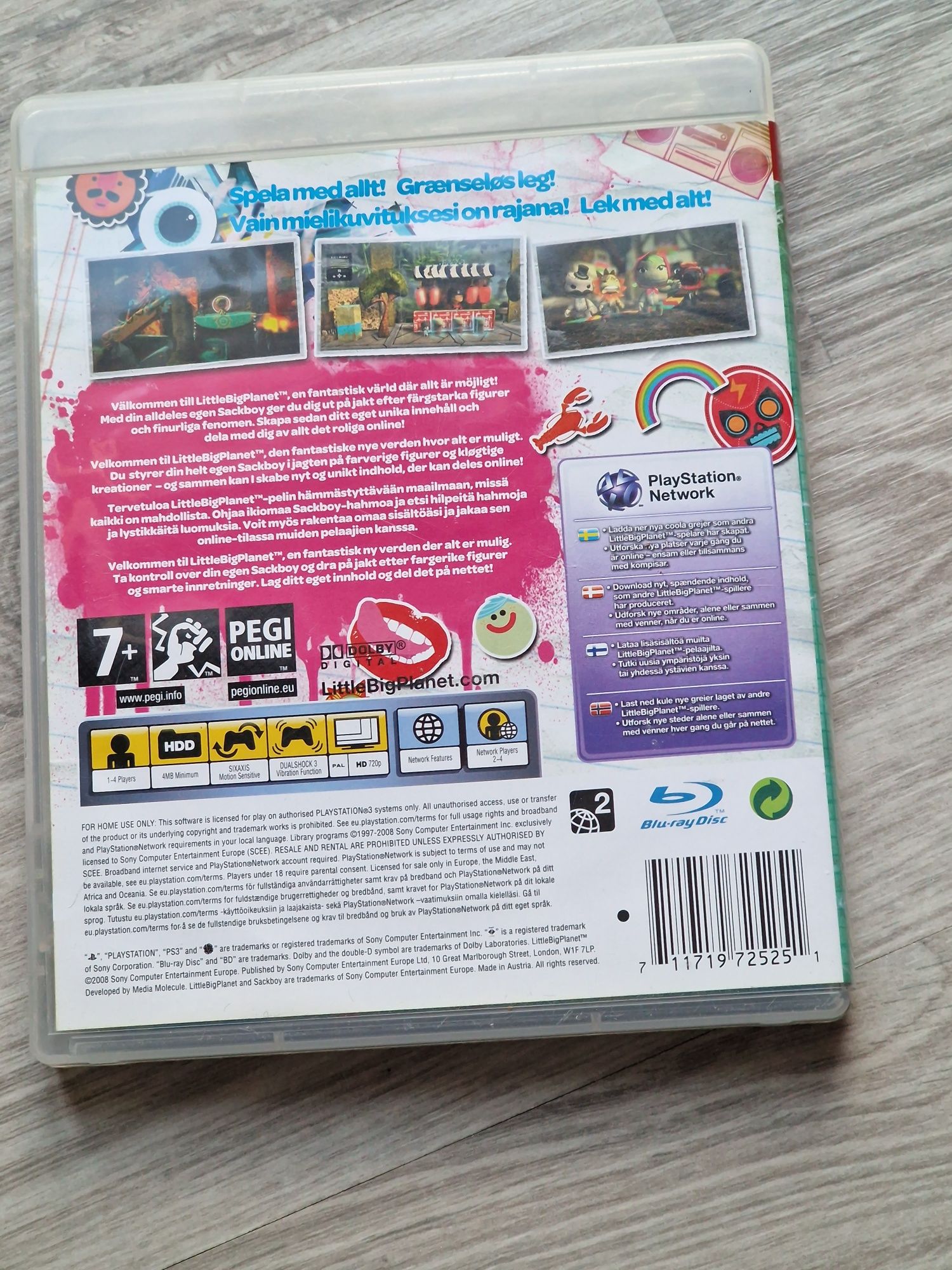 Little big planet na ps3 play station 3 gra
