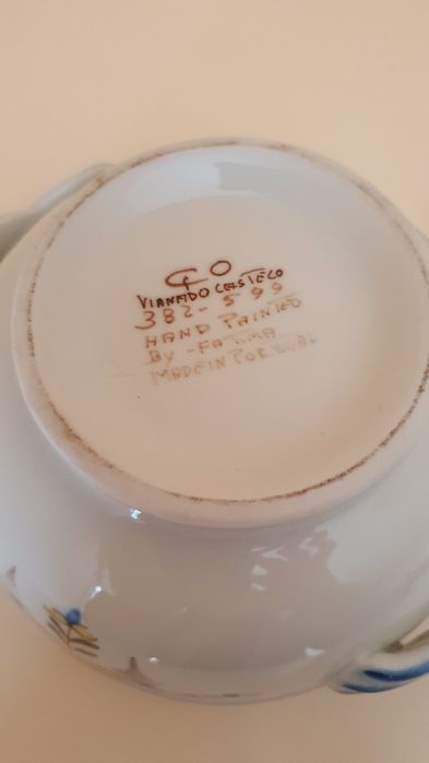 Taça com tampa louça Viana