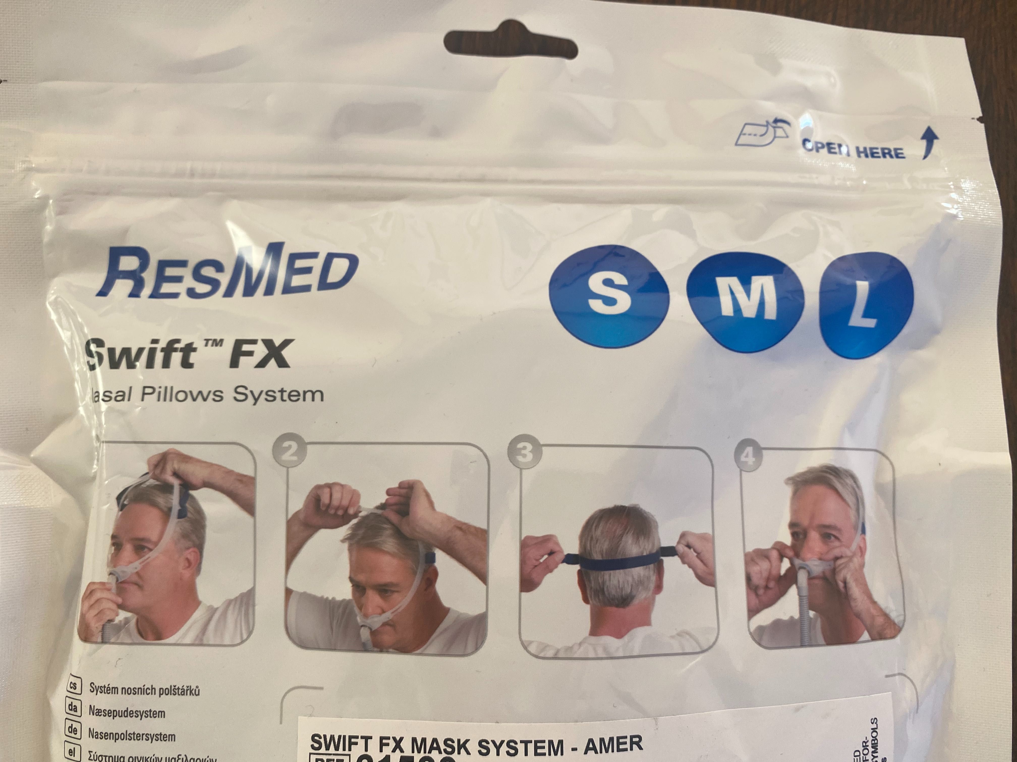 Maska CPAP bezdech senny Swift FX ResMed