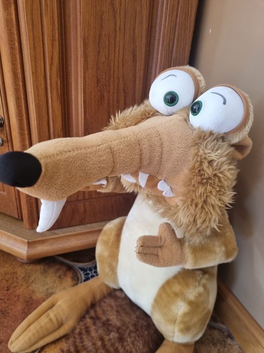 Epoka Lodowcowa Wiewiór duży 40 cm maskotka pluszak zabawka