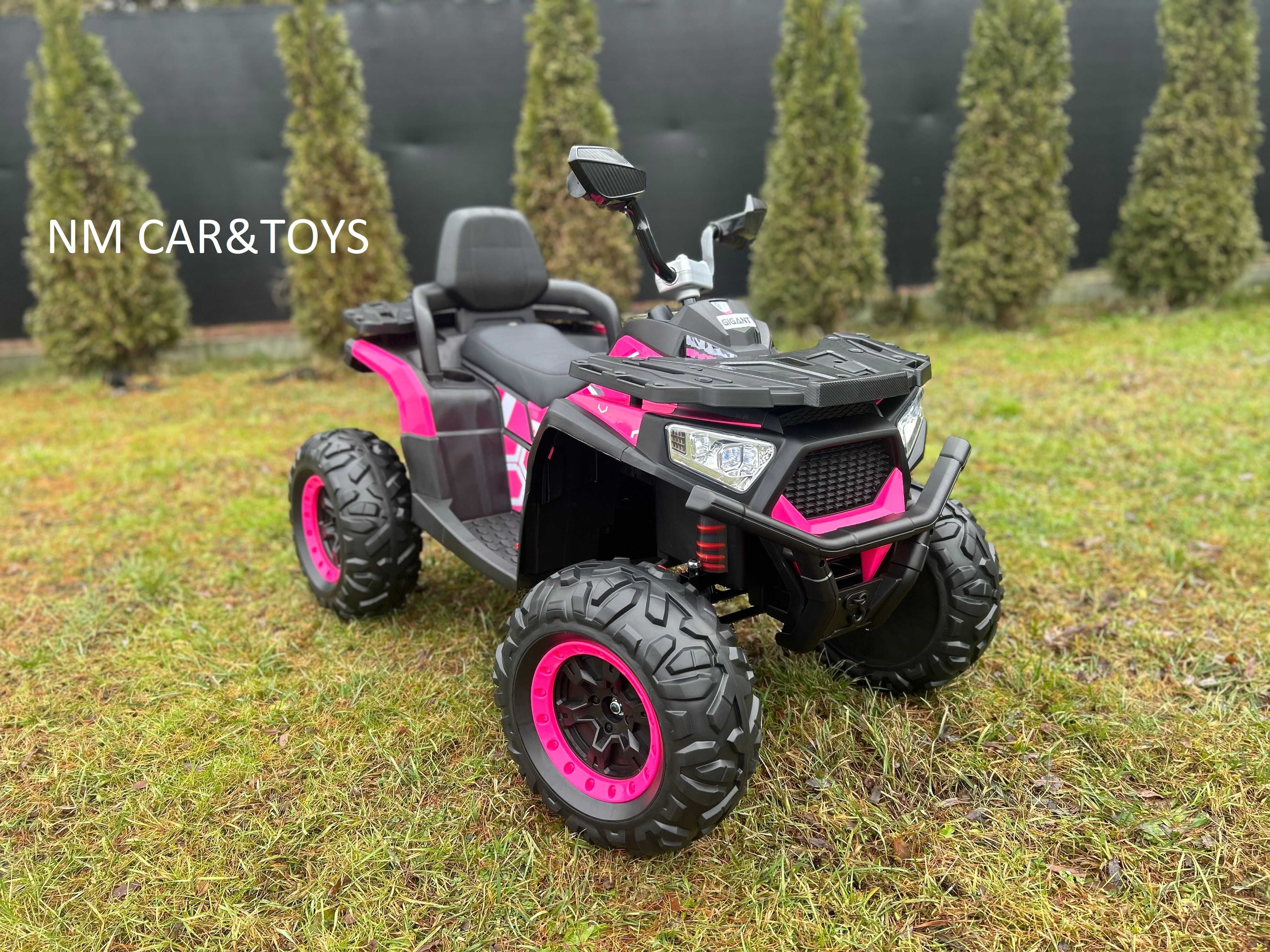 Nowość 4x4 Quad GIGANT Auto na akumulator 180W Pojazd Miękkie koła